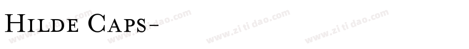Hilde Caps字体转换